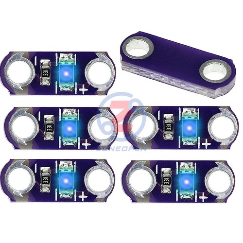 5/25PCS 3V-5V LilyPad SMD LED DIY Kits Module Yellow/Green/White/Blue/Red Light - Bild 8 von 47