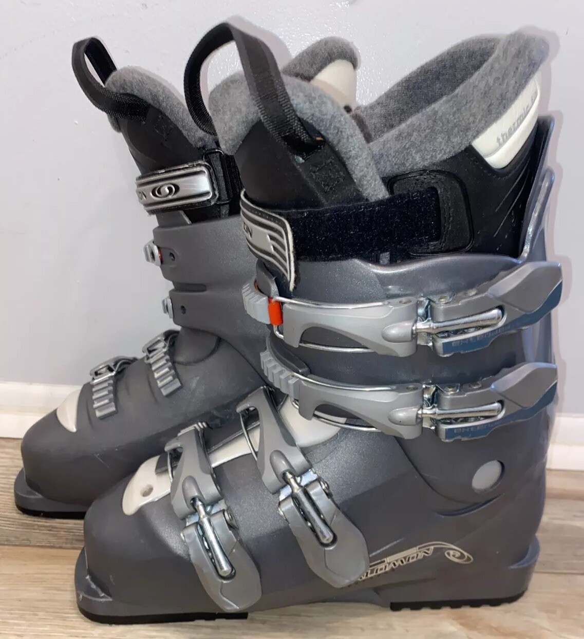 Scarponi da sci Salomon Performa TF donna US 7 5 UK 6 25 grigi walkadin vestibilità termica