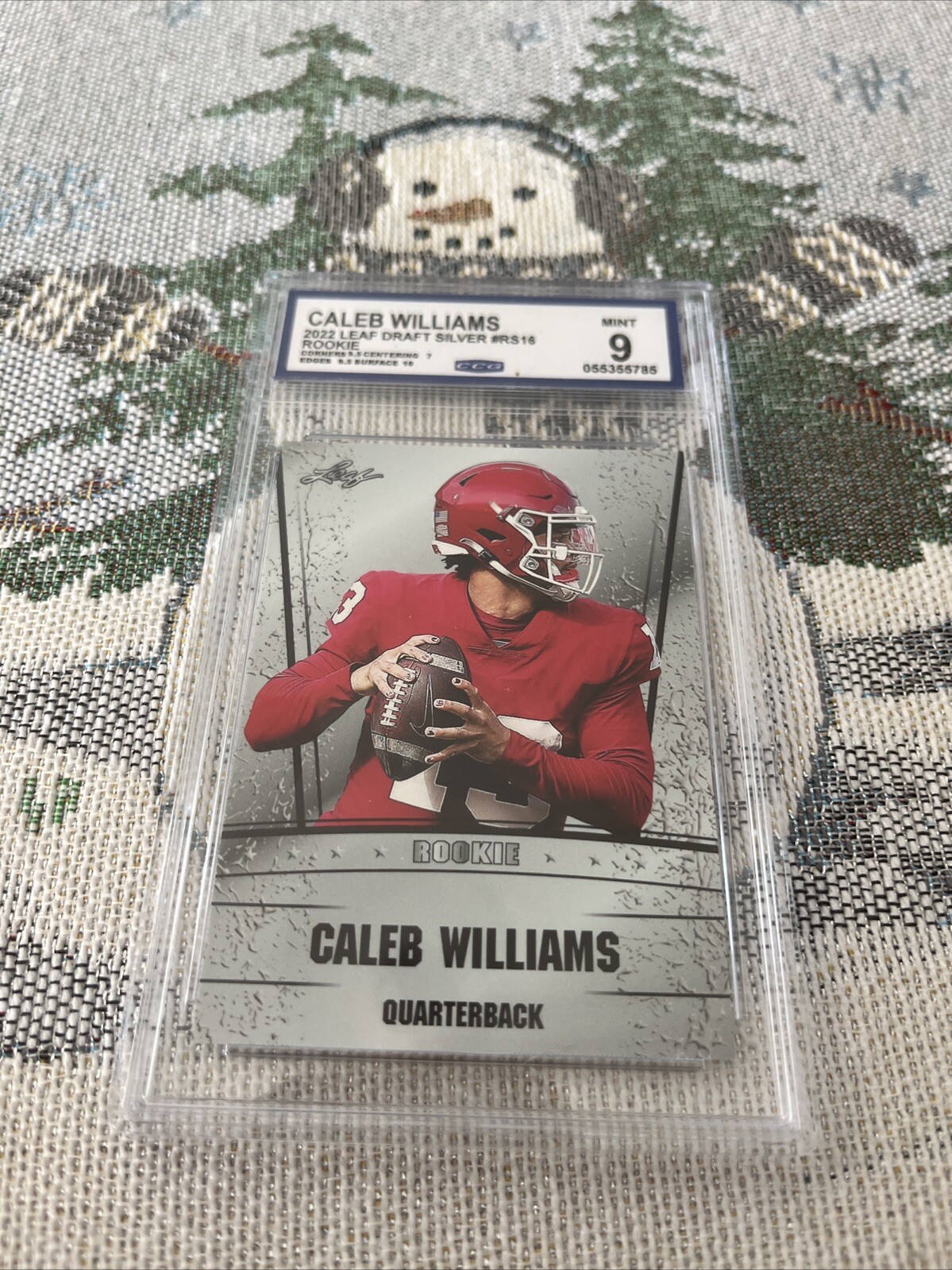 Caleb Williams 2022 Leaf Draft Silver Rookie#￼RS16 Mint 9 🔥🔥🔥