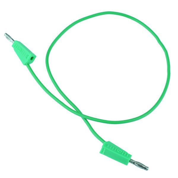 Green 4mm Stackable Test Lead 100cm