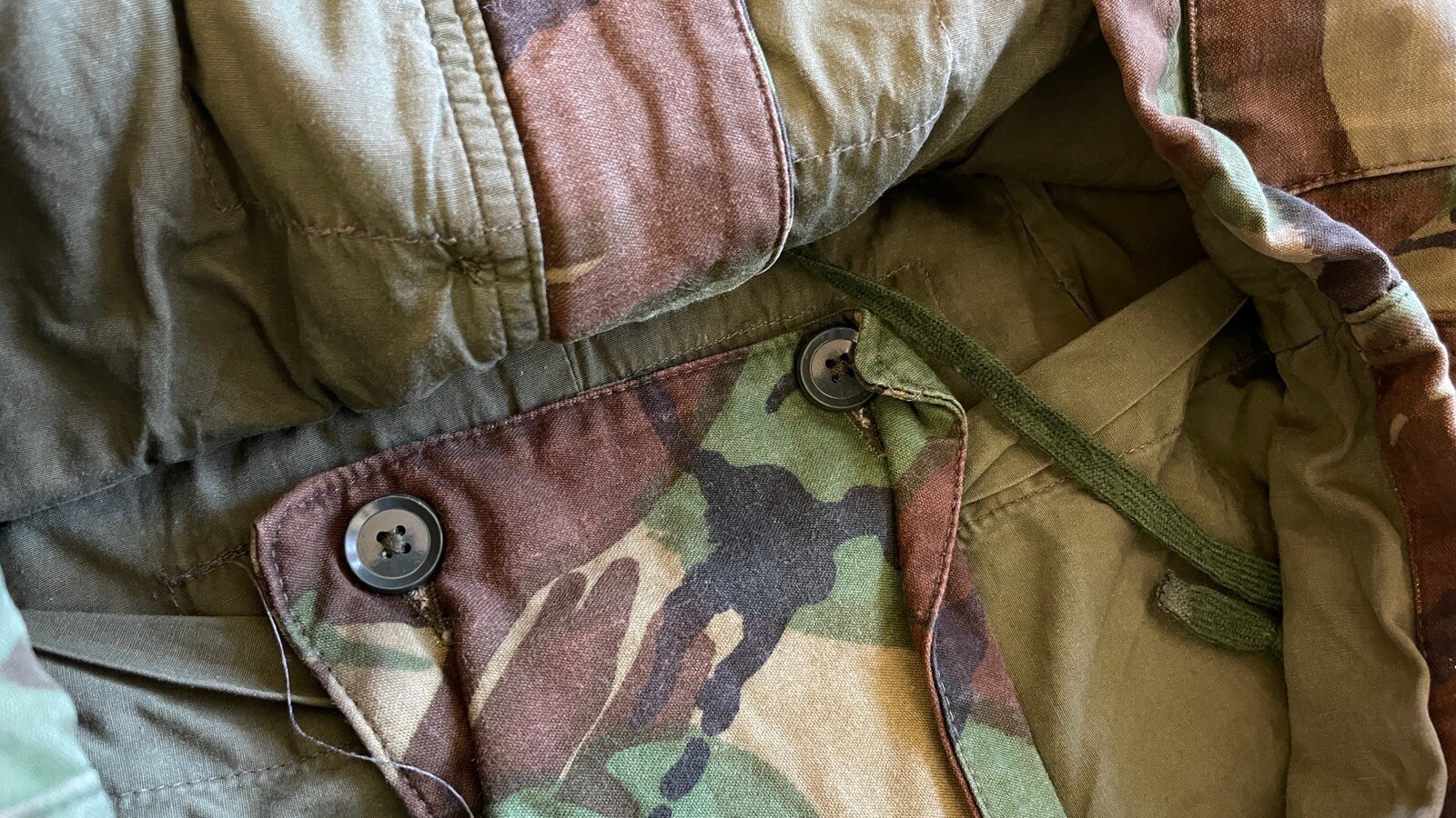 Vtg 1960s 70s British Army Field Jacket Smock Combat Temperate DPM Nato Camo image 10