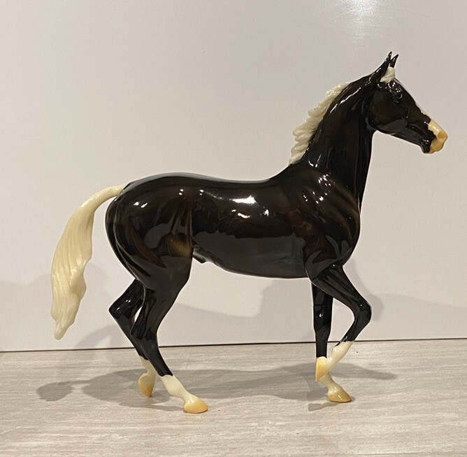 Breyer Glossy Charcoal Lonesome Glory Breyerfest Volunteer Model 2003 Very Rare eBay