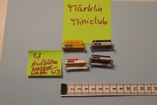 Märklin Miniclub Z Konvolut  4 x versch  Gehäuse Kesselwagen  W3