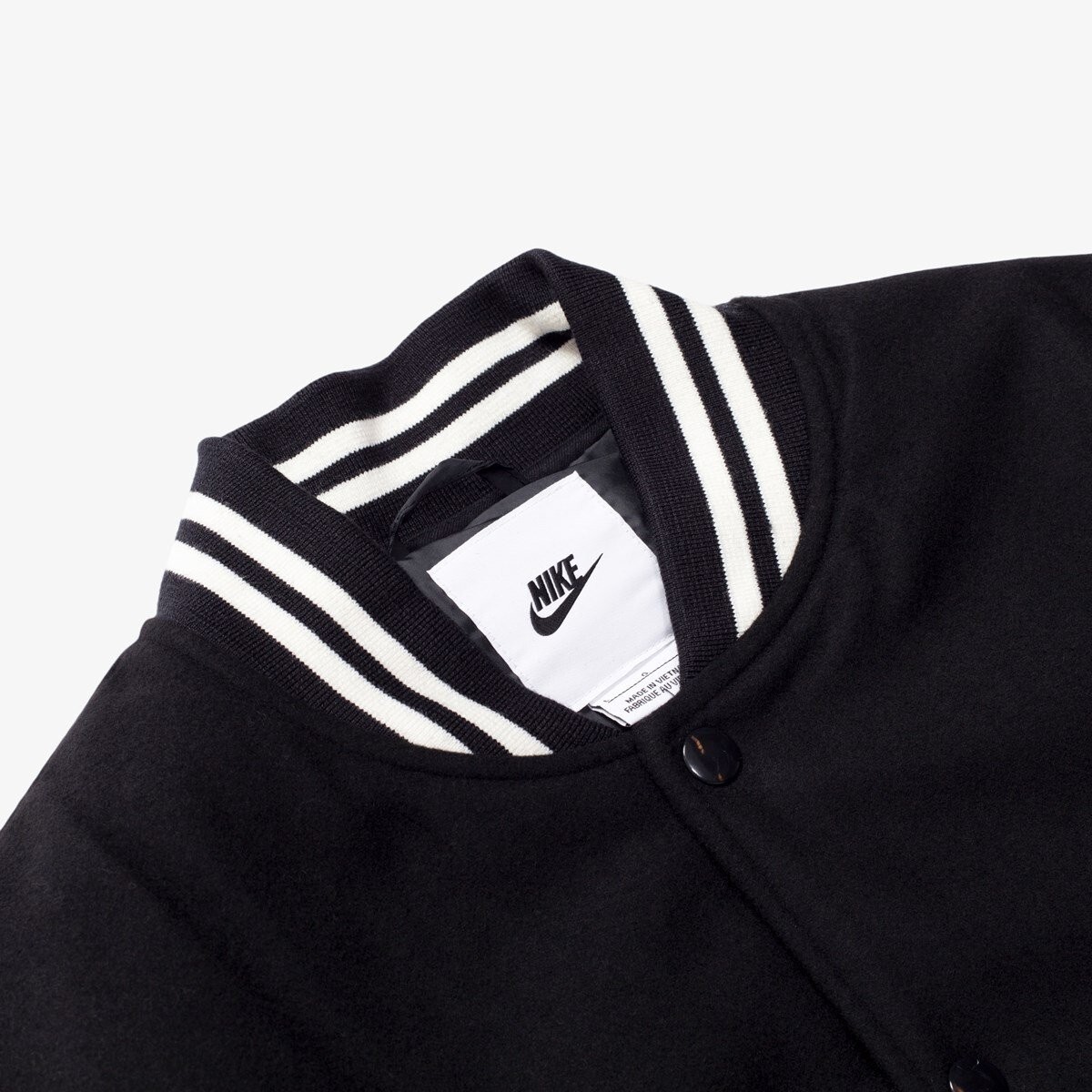 NIKE Varsity Jacket S ブラック ジャケット Nike Sportwear Authentics Varsity Jacket Black/White Men's