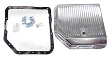 Chevy Gm Finned Nice Cast Aluminum Transmission Pan Th350 Turbo 350 Trans Th-350