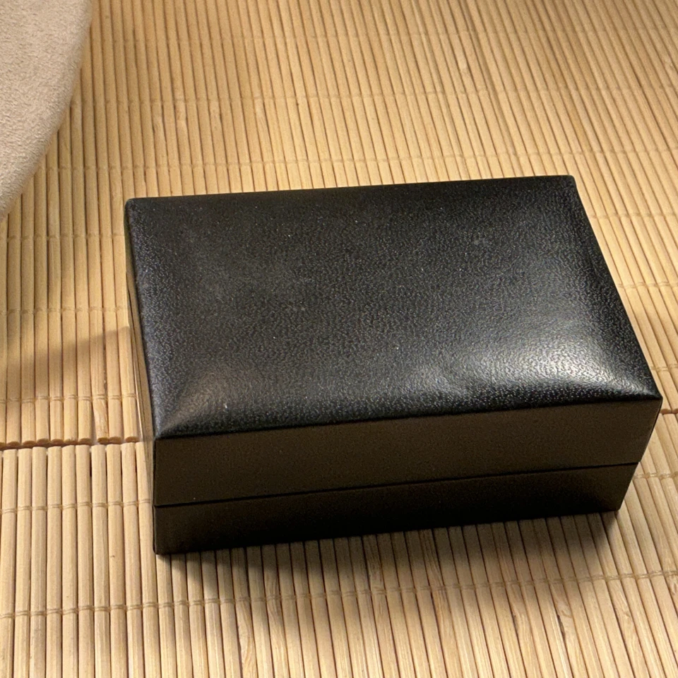 Juego de Gemelos Cierre de Corbata Foster Tono Dorado Cristal Estrás Texturizado Lote 47E Foto 3 de 3