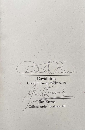 Tomorrow Happens David Brin Signed Limited Slipcase - Picture 2 of 3