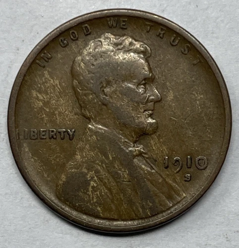 1910S  Lincoln Wheat Small Cent, Fine Condition. C-828