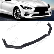For Infiniti Q50 Sport 4-door 2018-2021 Front Bumper Lip Splitter Spoiler