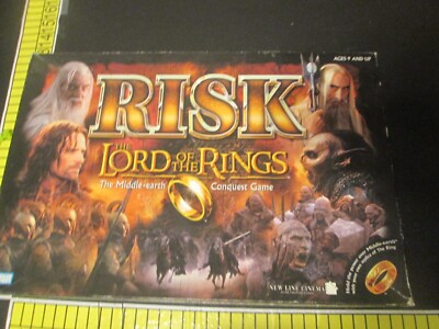 Parker Brothers 40833 Risk The Lord of the Rings Board Game (INCOMPLETE)