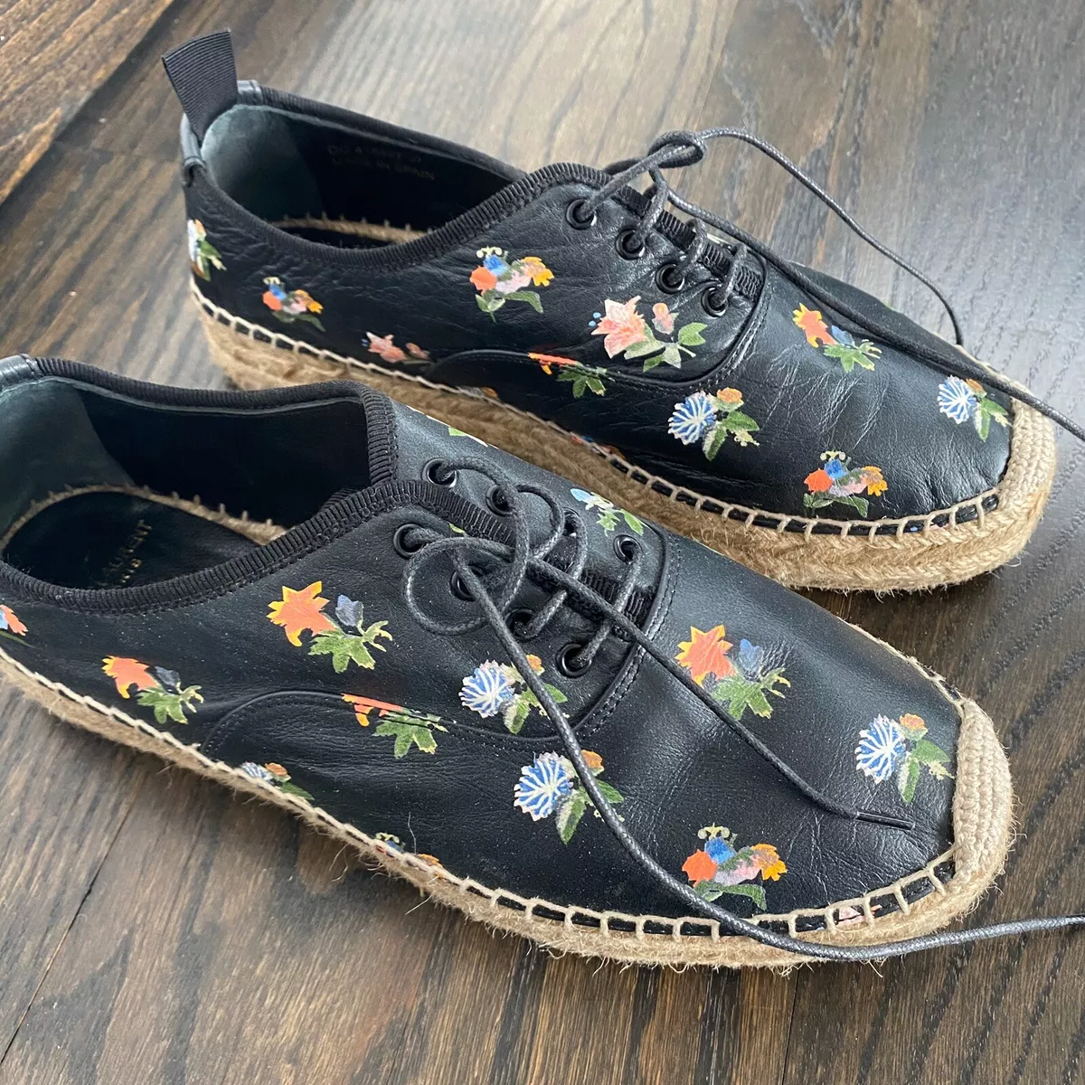 Saint laurent shop espadrilles womens