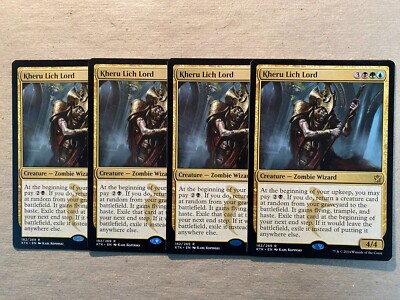 mtg khans of tarkir best cards 4x Kheru Lich Lord Modern Magic the Gathering Card x4 NM It comes with 15 cards Top 10 Cards from Khans