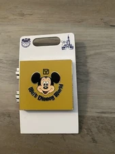WDW 50th Anniversary Vault Hinged Memory Book Disney Pin