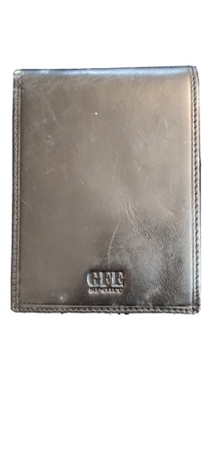 PORTAFOGLIO UOMO GFE SPORT VERA PELLE PORTA CARTE DI CREDITO CONTANTI NERO  | eBay