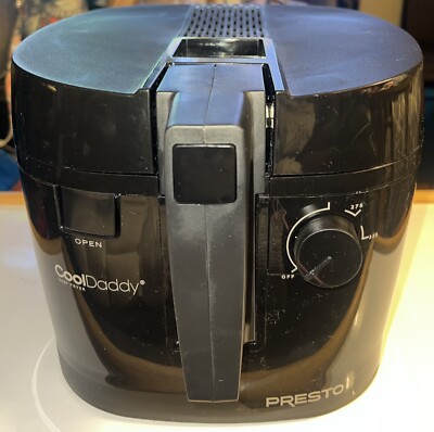 Presto  CoolDaddy  Cool-Touch Deep Fryer with Removable Bucket | 2 Qt. - Black