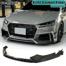 Carbon Frontlippe Frontspoiler Spoilerschwert Frontansatz Lippe für Audi TT RS 