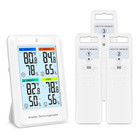 ORIA Indoor Outdoor Thermometer Wireless with 3 Remote Sensors, Digital Humidity