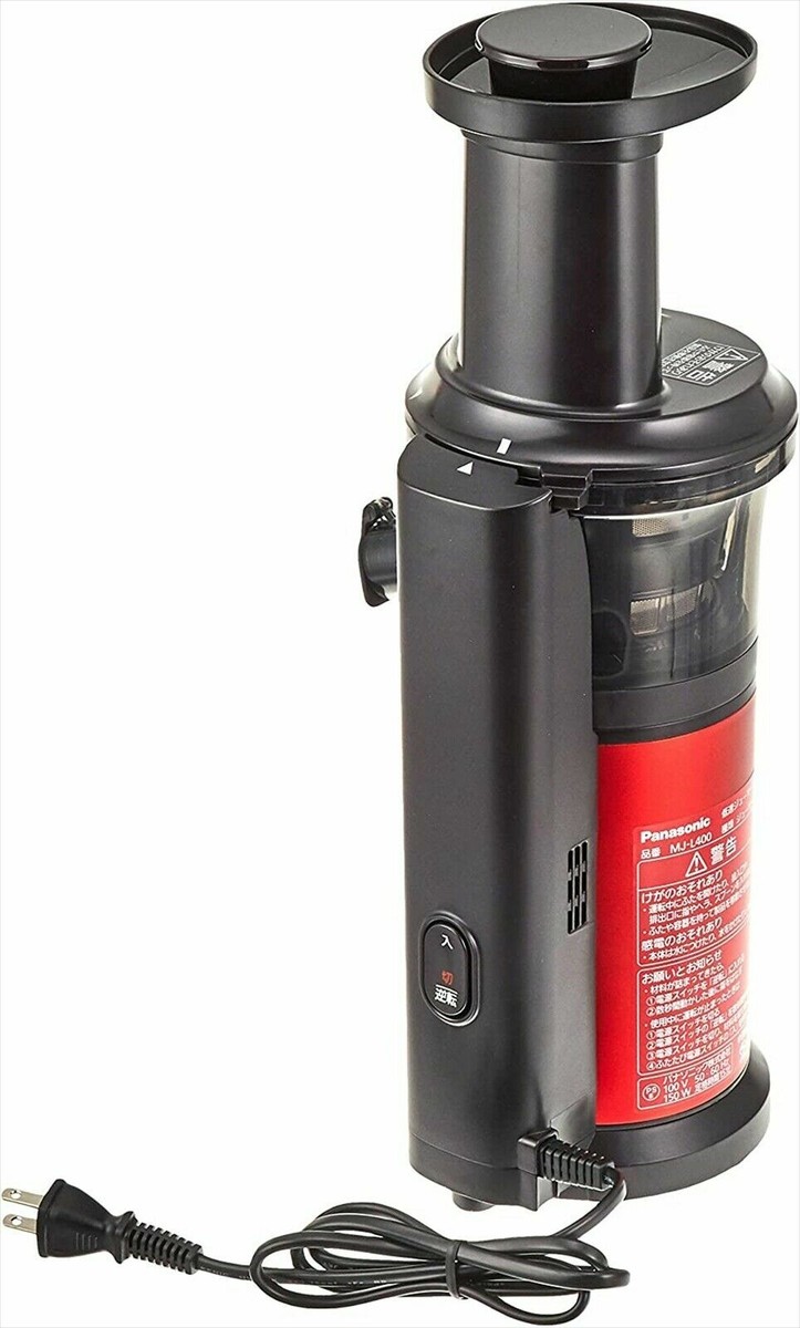 PANASONIC MJ-L400-R Slow Juicer Vitamin Server Metallic Red