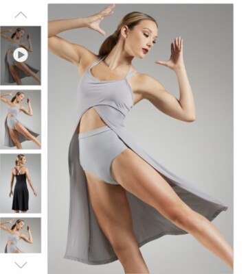 Dance costume Soft Gray Brand New | eBay Dance costume Soft Gray Brand New | eBay