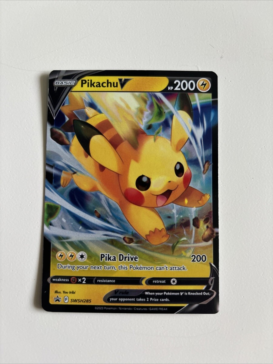 Pikachu V SWSH285 Black Star Promo Crown Zenith Pokemon TCG