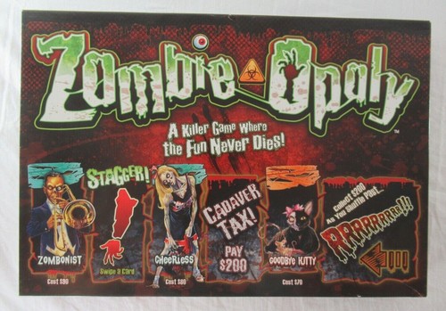 Zombie Opoly Juego de Mesa Late For The Sky Production Co. 100% COMPLETO HALLOWEEN - Imagen 8 de 9