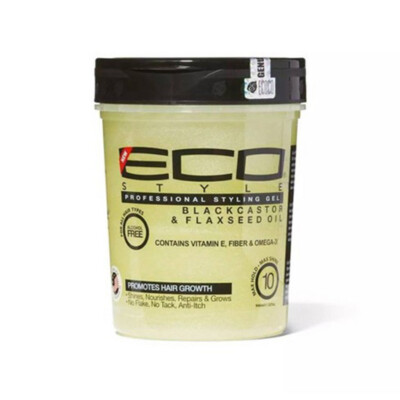 ECO STYLE Black Castor & Flaxseed OIL STYLING HAIR GEL MAX ...