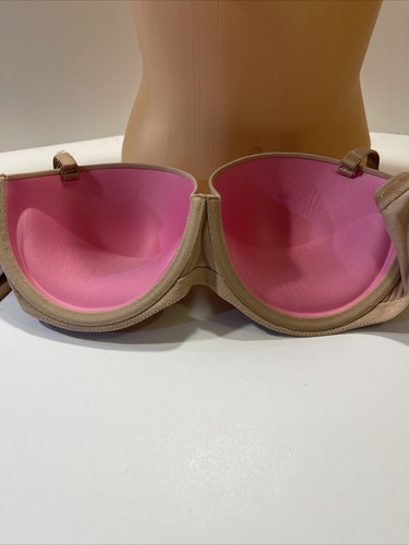 Victoria’s Secret 36 D Pink Wear Everywhere Strapless Push Up. NWOT - Picture 4 of 7