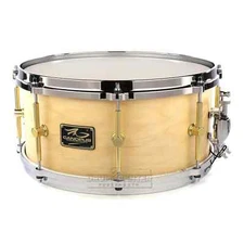 Canopus 'The Maple' Snare Drum 14x6.5 Natural Oil w/Cast Hoops