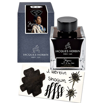 J. Herbin Essential Bottled Ink in  Shogun  by Kenzo Takada - 50 mL - NEW