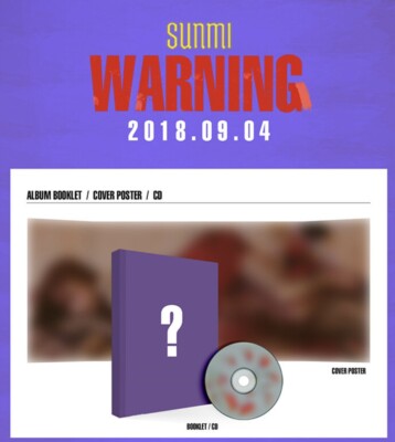 Sunmi - Warning Mini 2nd Album siren Factory Sealed CD+Photocard+