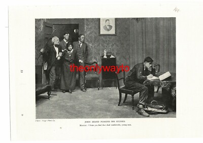 John Shand verfolgt sein Studium, Buchillustration (Druck), um 1920