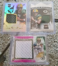 2015 Brett Hundley ROOKIE JERSEY LOT INCEPTION/50 CERTIFIED /799 CROWN /499 WOW