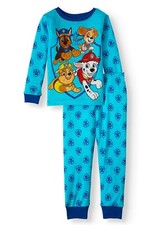 Paw Patrol 2 PC Long Sleeve Tight Fit Cotton Pajama Set Boy Size 5T
