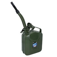 5 or 20 Litres Metal Fuel Jerry Can Holder Container Flexible Steel Fuel Spout