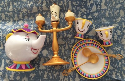 beauty and the beast be our guest tea set