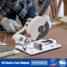 4" Cut-off/Chop Saw Mini Table Saw 0-45° Adjustable Soft Metal/Wood Cutting Mach