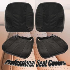 Front Cloth Seat Cover Dark Gray 4PCS Fits 2003 2004 2005 Dodge Ram 2500 3500