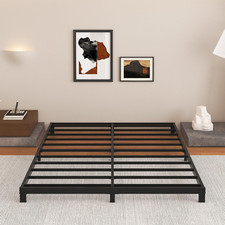 5 Inch Low Queen Bed Frame, Heavy Duty Bed Frame Queen Size Low Profile, No Box