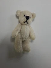 World of Miniature Bears #219 By Theresa Yang 2" Plush White Bear No Writing