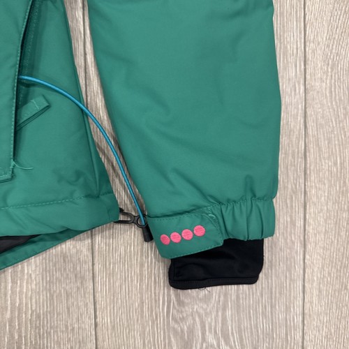 Bench Ladies Winter Ski Jacket Hiking Size M EU 38 Multi Color Green White - Picture 3 of 15