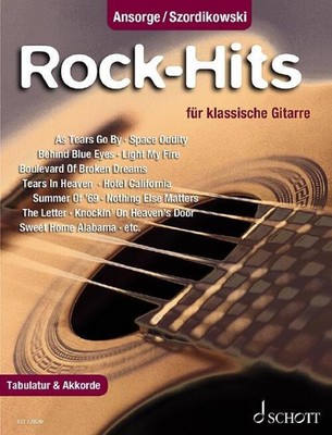 Rock-Hits | 25 beliebte Songs. Gitarre. Spielbuch. | Peter Ansorge | Englisch