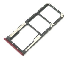 OEM XIAOMI REDMI 7 M1810F6LG REPLACEMENT RED MICRO SD SIM CARD TRAY