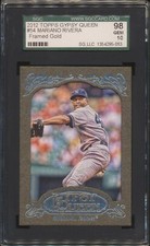 2012 Topps Gypsy Queen GOLD Framed Mariano Rivera #54 HOF Yankees GEM MINT 10