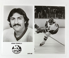 1979-80 NY Islanders New York John Tonelli #27 NHL Hockey Vintage Promo Photo