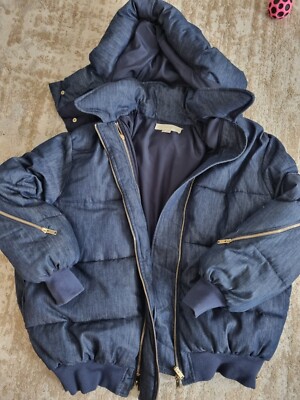 Stella McCartney Damen Jacke Größe 40 (IT) Blau