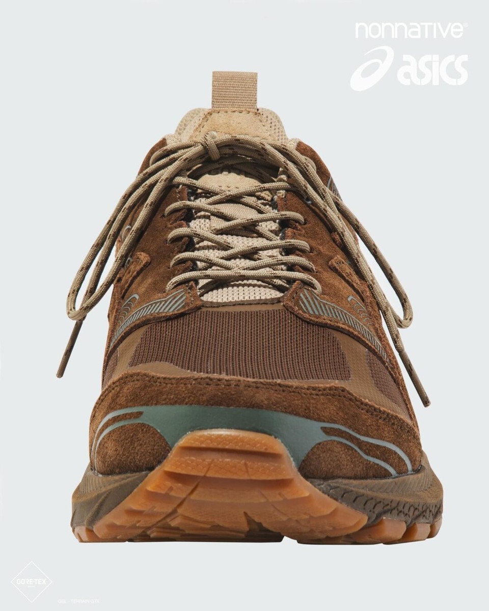 nonnative × Asics Gel-Terrain GORE-TEX Brown Storm 1203A584 nonnative × Asics Gel-Terrain GORE-TEX Brown Storm 1203A584