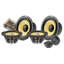 Focal ES 165 KX3E K2 Power 6.5" 3" Frak 3-Way Component Speaker Set 120w 4-Ohm
