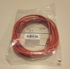 MONOPRICE Cat-6 Cable 14 ft Patch Cord, Booted, Red