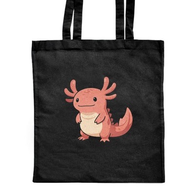 Shopper-Tasche 'Friendly Axolotl' klassisch schwarz (ZB00030594)