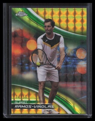 Albert Ramos-Viñolas 2025 Topps Chrome #161 Gold Geometric Refractor #/50